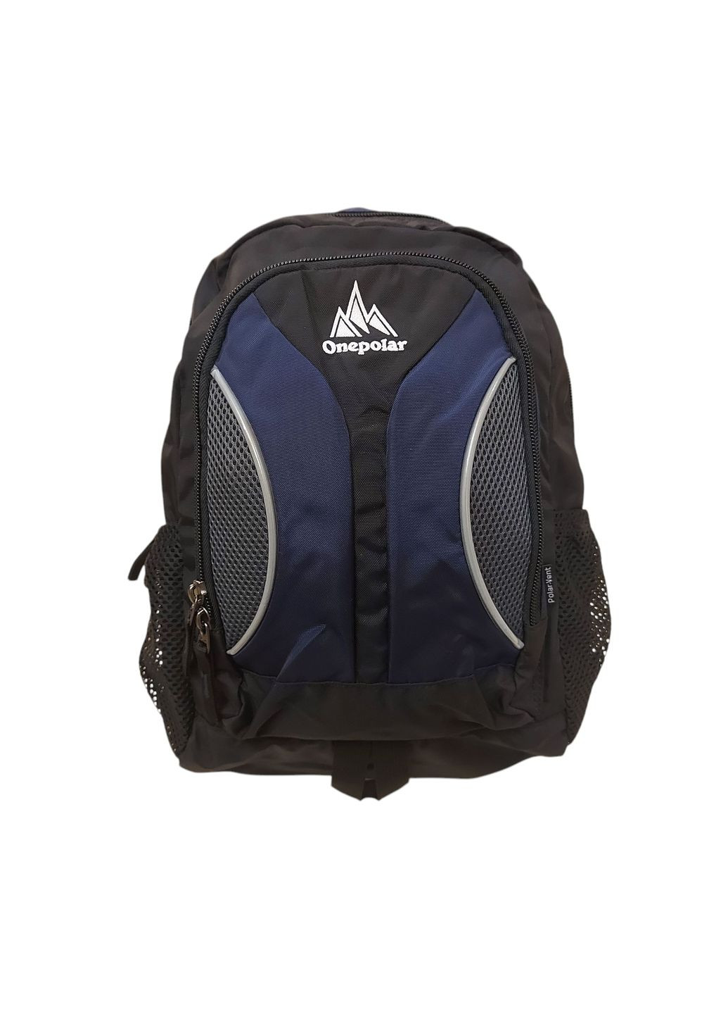 Невеликий міський рюкзак GR1297 (15 л) — синьо-чорний | Легкий, стильний, надійний Onepolar 1297 blue (331901719)