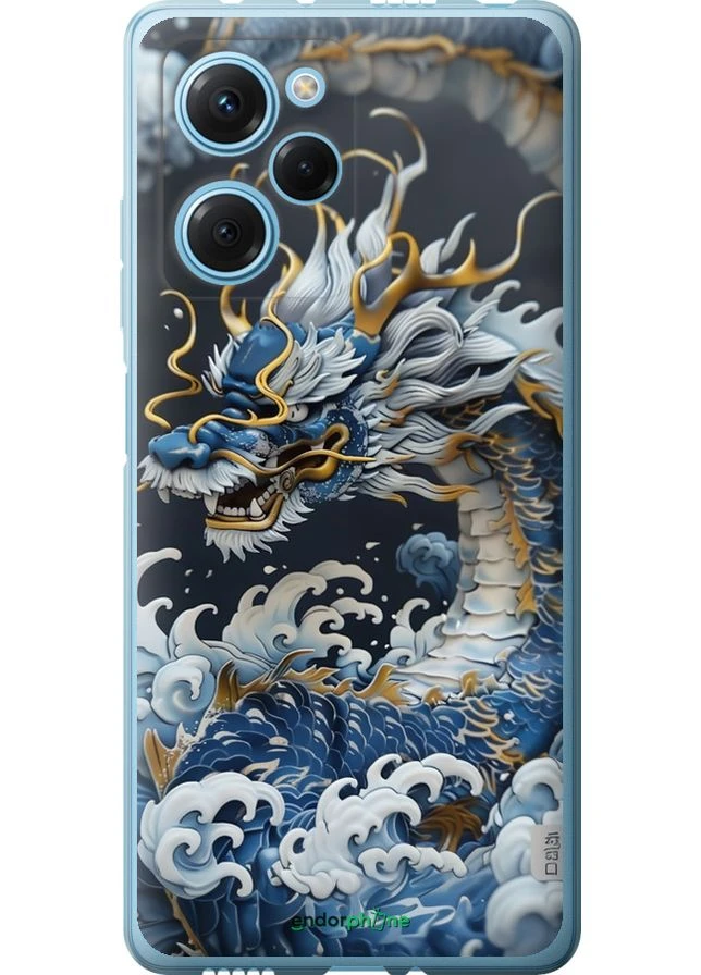 Чохол на Xiaomi Redmi Note 12 Pro Speed Водяний дракон "6113u-3334-70447" Endorphone (384664917)