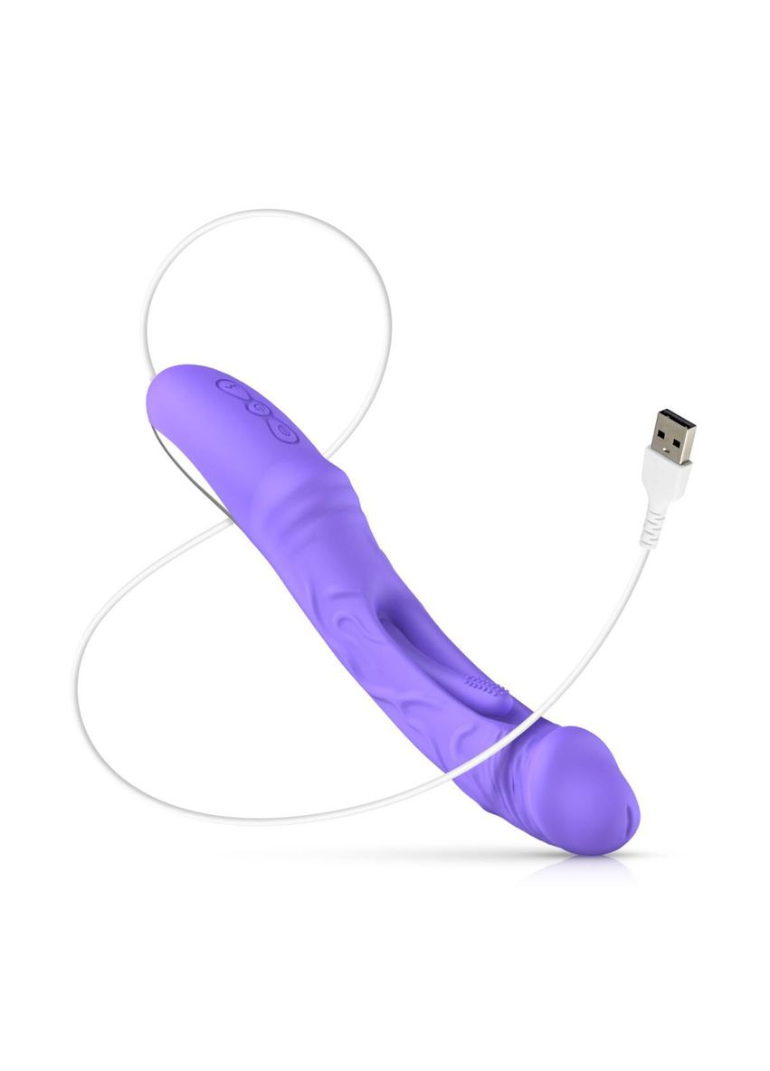 Вибратор - Flax Vibrating Dildo with G-Spot Stimulator Good Vibes Only (369624916)