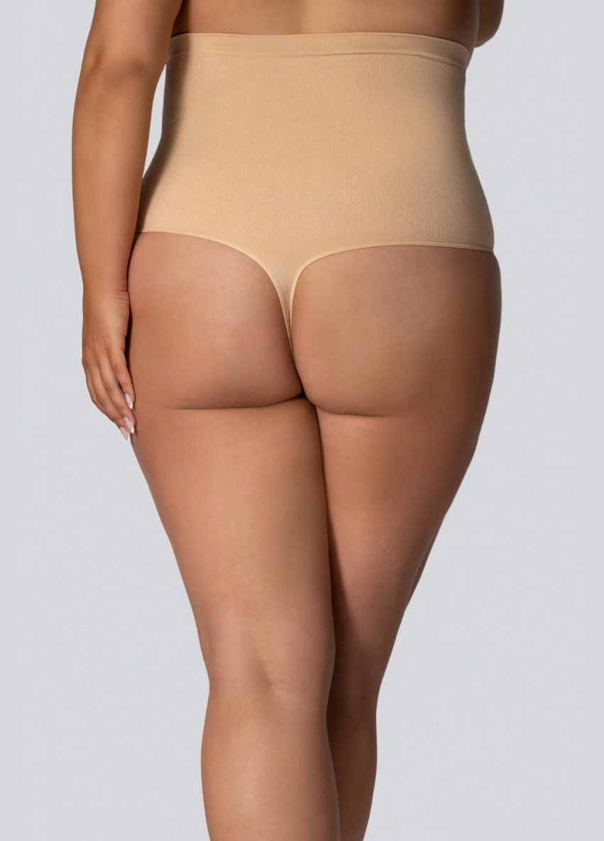 Жіночі трусики стрінги великого розміру з коригуючим ефектом queen high-waisted smoothwear Mona (325451848)