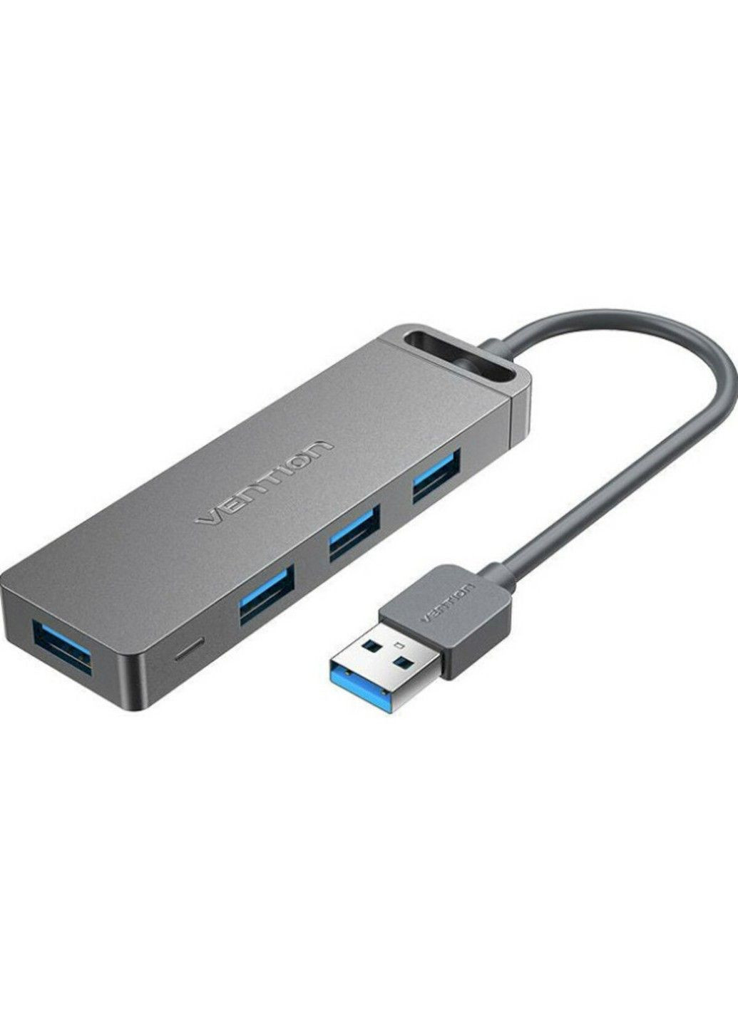 USB-хаб 4-Port USB 3.0 Hub With Power Supply 0.15M Black (CHLBB) Vention (369456852)
