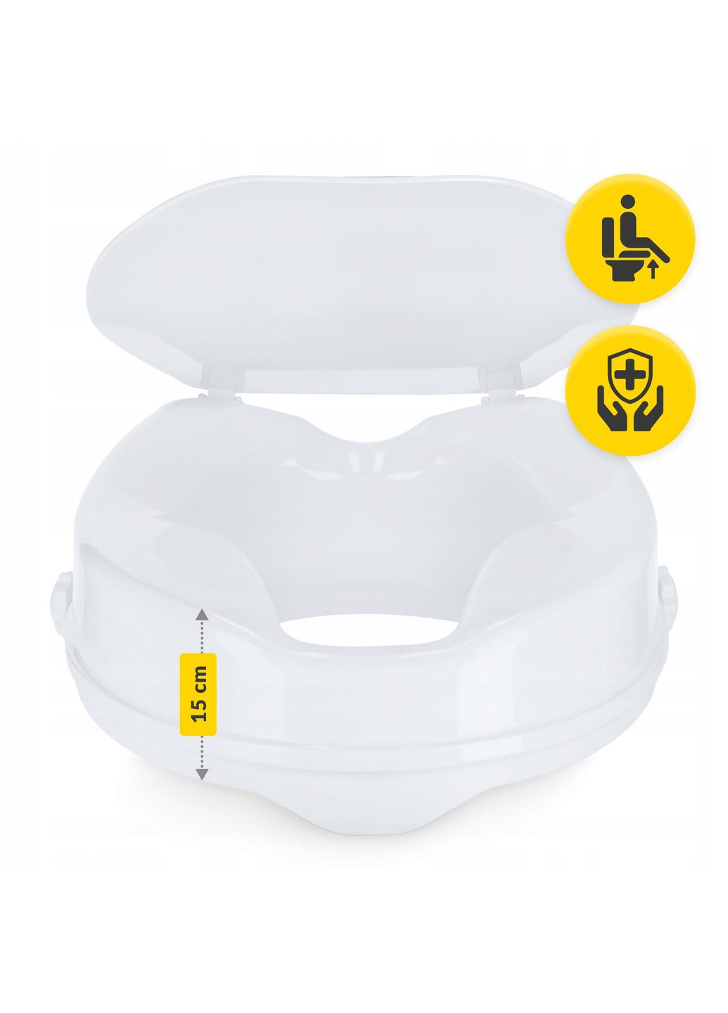 Насадка (надставка) на унитаз 15 см White () 4FIZJO P-5905973406444 (367610304)