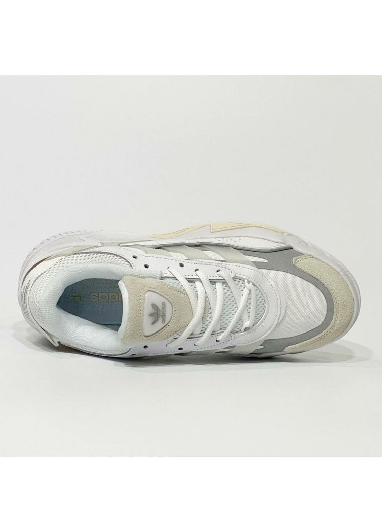 КРОССОВКИ ЖЕНСКИЕ ADIDAS NITEBALL 2 WHITE BEIGE АДИДАС НАЙТБОЛ No Brand бежевые демисезоны (367171240)