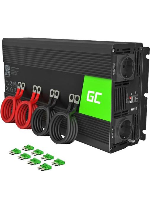 Преобразователь DCAC INV11 12V/230V 2000W/4000W Pure sinus Green Cell (314864933)