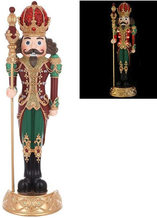 Фигура декоративная Чешуя с LED-подсветкой коричневая для новогоднего декора 50см фигурка для интерьера BonaDi (368988752)