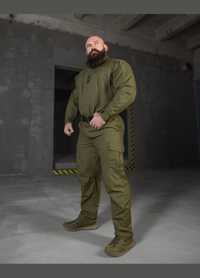 Тактический демисезонный костюм олива No Brand