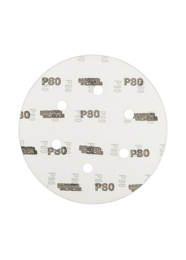 Коло шліфувальне на липучці GM з 6 отворами 225 мм зерно 80 5 шт (08-2008-H) Mastertool (322704575)