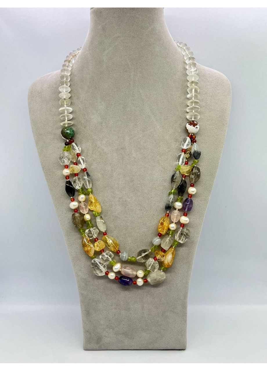 Бусы Самоцветы 60 см Комбинированный (10160) No Brand (356109169)