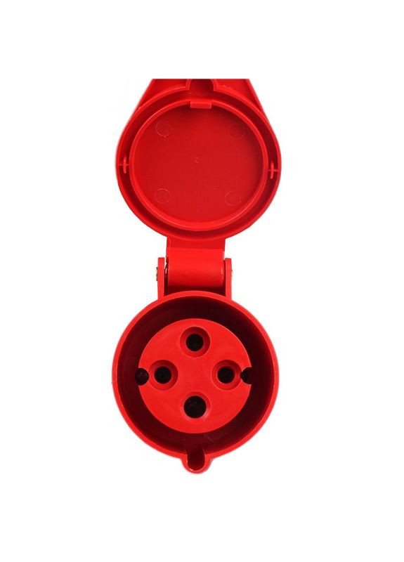 Разъем силовой штепсельный переносной 4x32 3P+PE, 32 A, 380-415 В, IP44 Electro House (346088696)