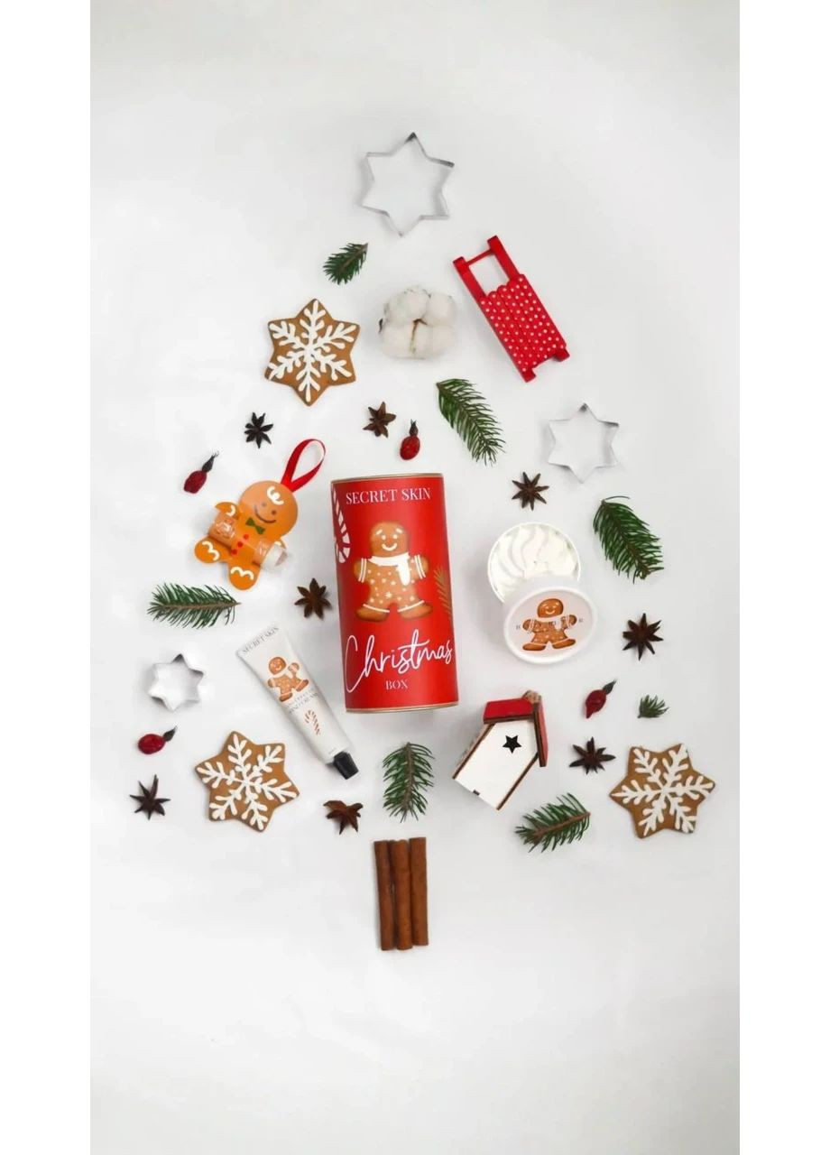 Новогодний набор Holiday Box тубус крем для рук бальзам для губ зимний уход (920) Secret Skin (370217502)
