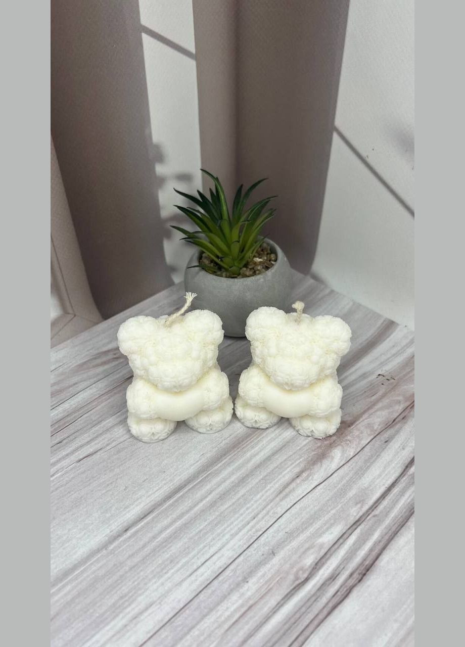 Свічка Ведмедик серденько -5,5 см DI.003.23 Difairy (335079392)