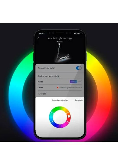 Электросамокат ES20-NEON Black 8,5" (ES20-B) OKAI (325218501)