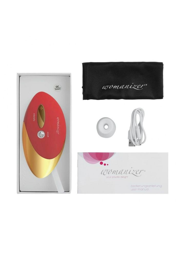 Вакуумный клиторальный стимулятор W500 Red - CherryLove Womanizer (293149601)