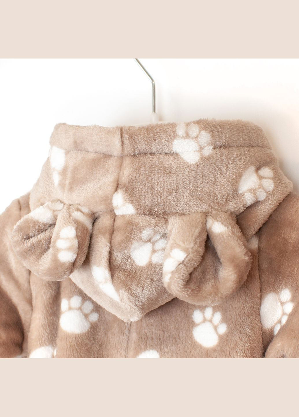 Комбинезон цвета мокко с капюшоном Dexter`s на подкладке lapki dexter's (300277819)