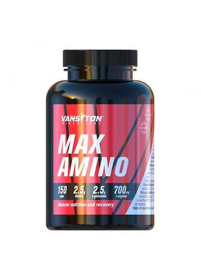 Амінокислота Max Amino, 150 капсул Vansiton (322208595)