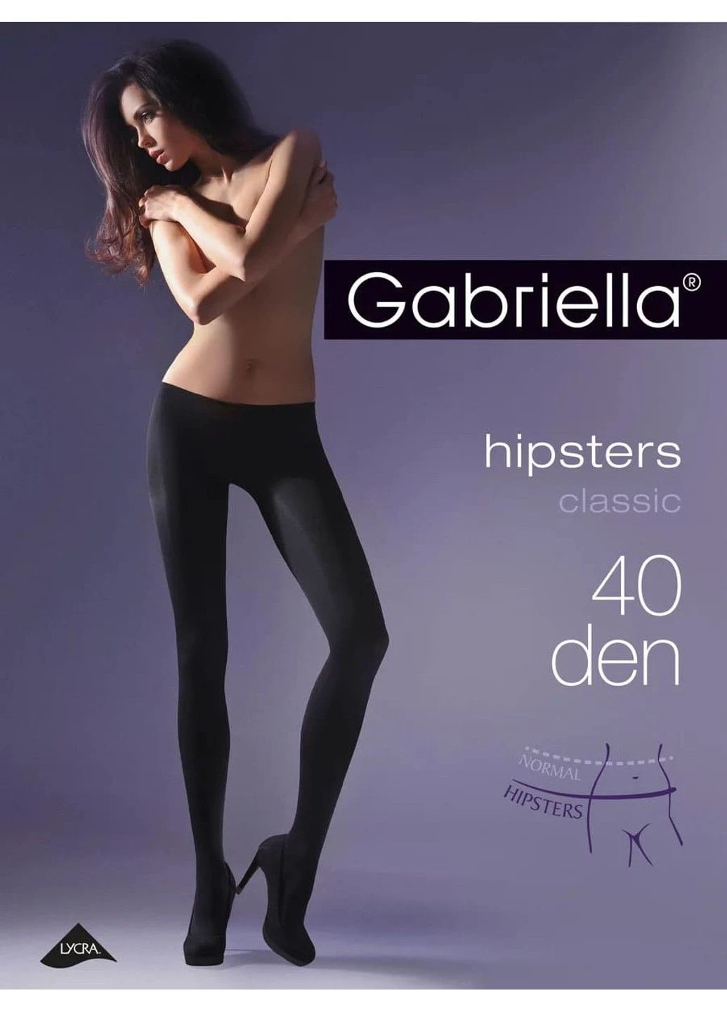 Колготки із заниженою талією Hipsters 40 den Gabriella (311510025)