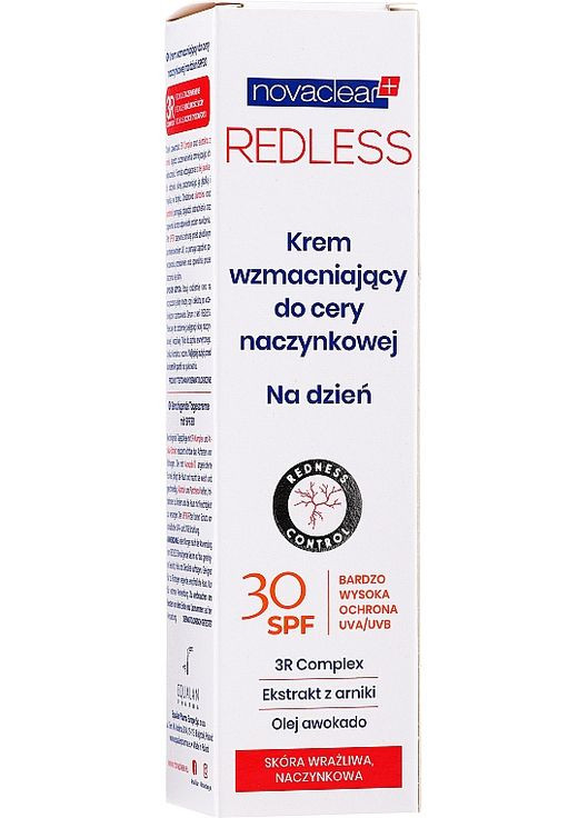 Успокаивающий дневной крем Redless Soothing Day Cream SPF30 50ml (978415-141494) Novaclear (369110196)
