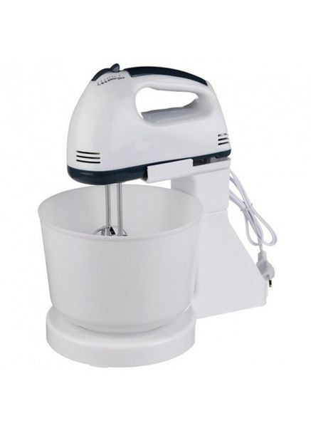 Міксер ручний з чашею 7 режимів 300 Вт CB-7320 White Crownberg (306716604)