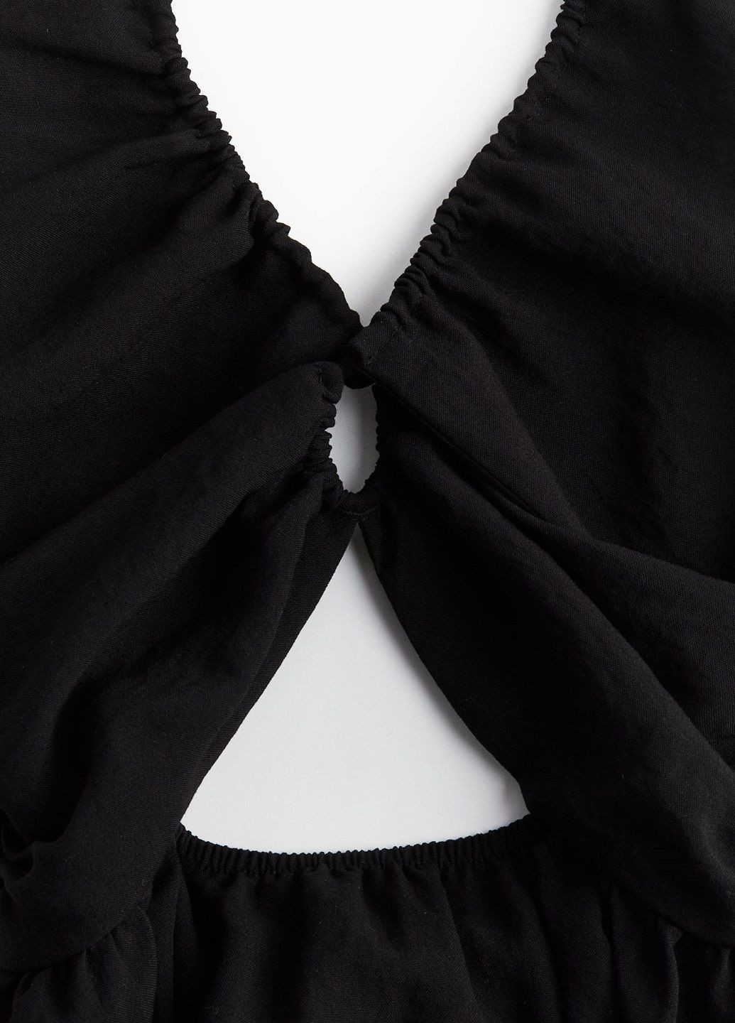 Черное кэжуал платье H&M однотонное