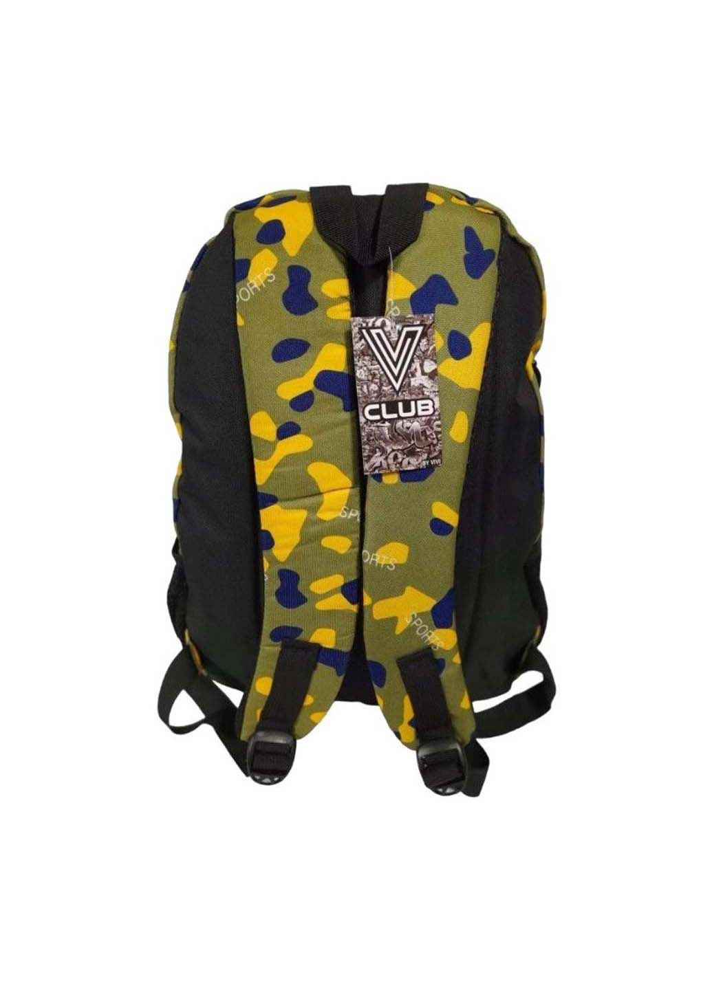 Вместительный молодежный рюкзак на три отделения 18л V Sport Fashion (291376472)