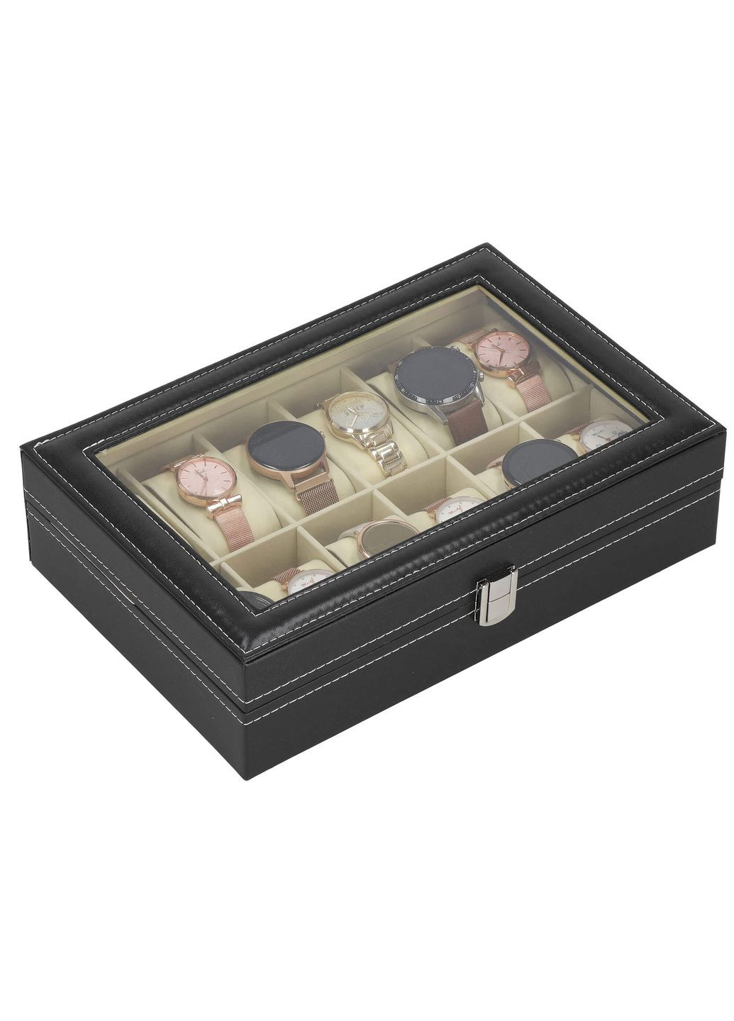 Скринька (органайзер) для зберігання годинників 30 x 20 x 8 см Springos ha1058 (290254619)