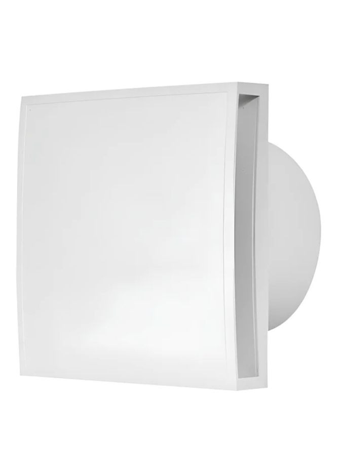 Електровентилятор E-EXTRA EET125HT, Ø125мм з кришкою з таймером, датчиком вологи Europlast 067353 (372692419)