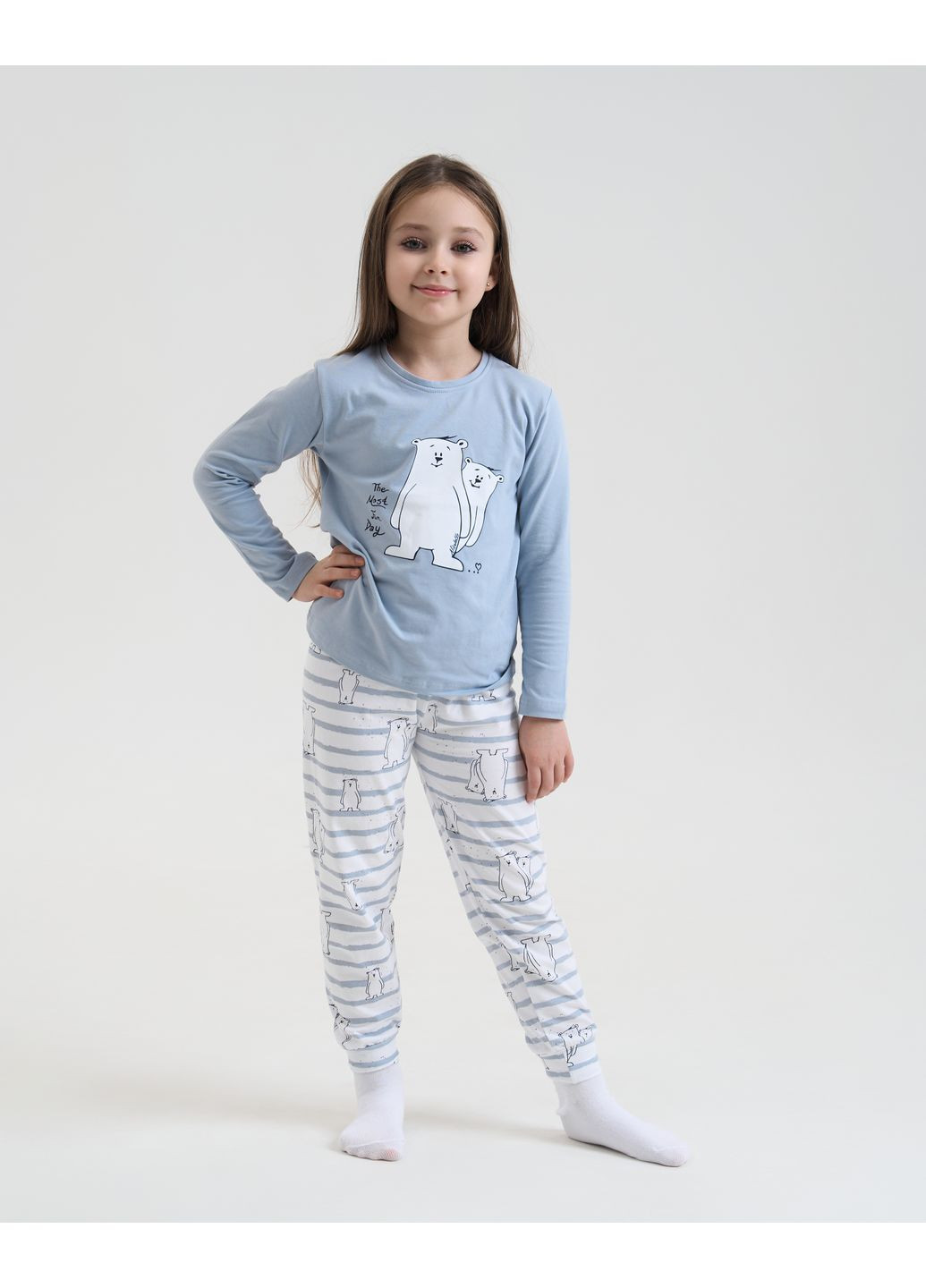 Голубая пижама на девочку Nicoletta