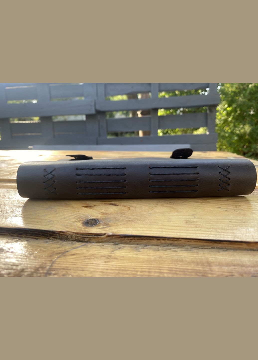 Блокнот для записи рецептов из натуральной кожи цвет черный шоколад No Brand (346871751)