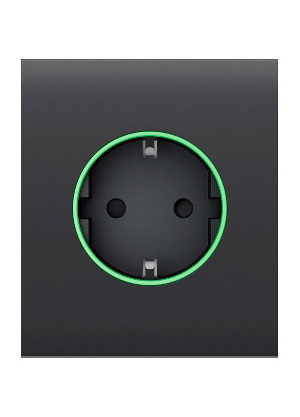 Центральная панель для встроенной розетки CenterCover for Outlet Smart Jeweler Graphite (000038788) Ajax (322938824)