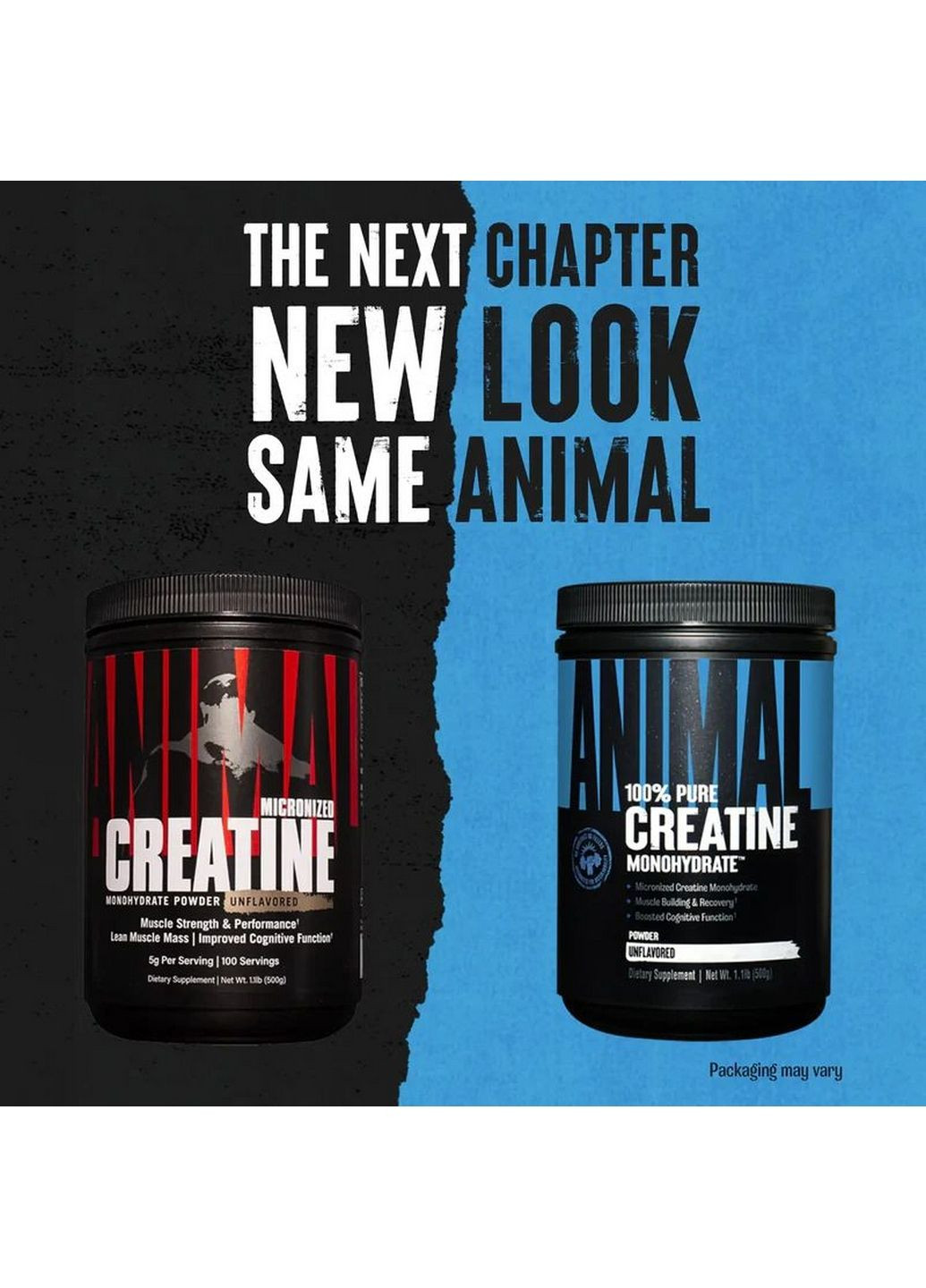 Креатин Animal Micronized Creatine, 500 грамм Universal Nutrition (293341815)