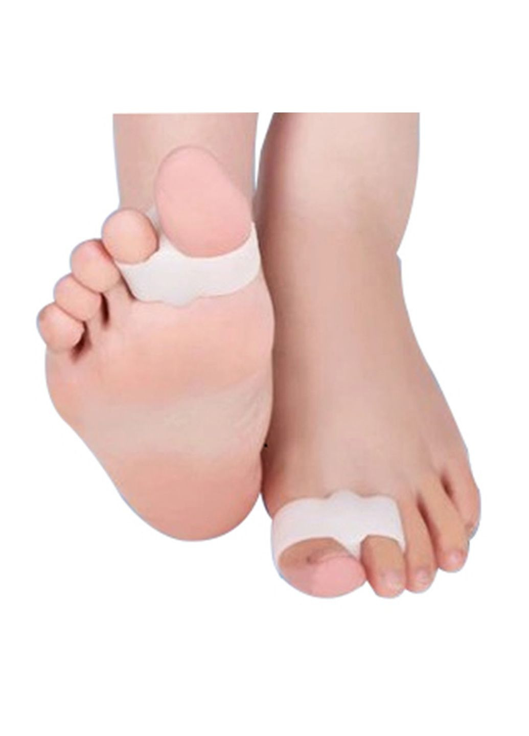 Міжпальцева силіконова перегородка коректор для великого та другого пальців на нозі No Brand (314872854)
