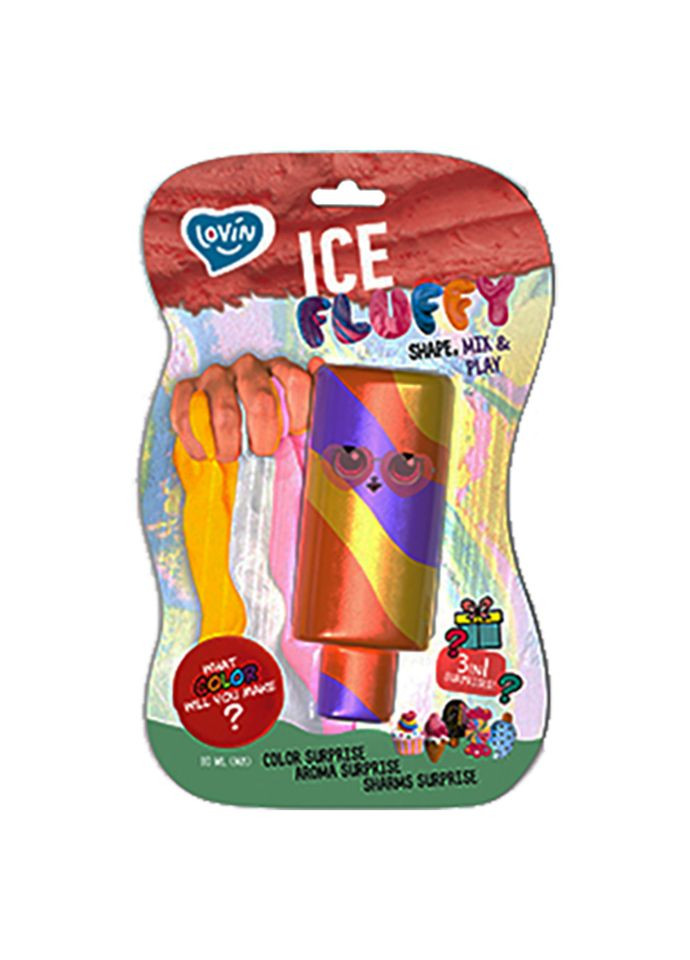 Лізун-антистрес TM Ice Fluffy ескімо 110 мл 80127 Lovin (367961539)