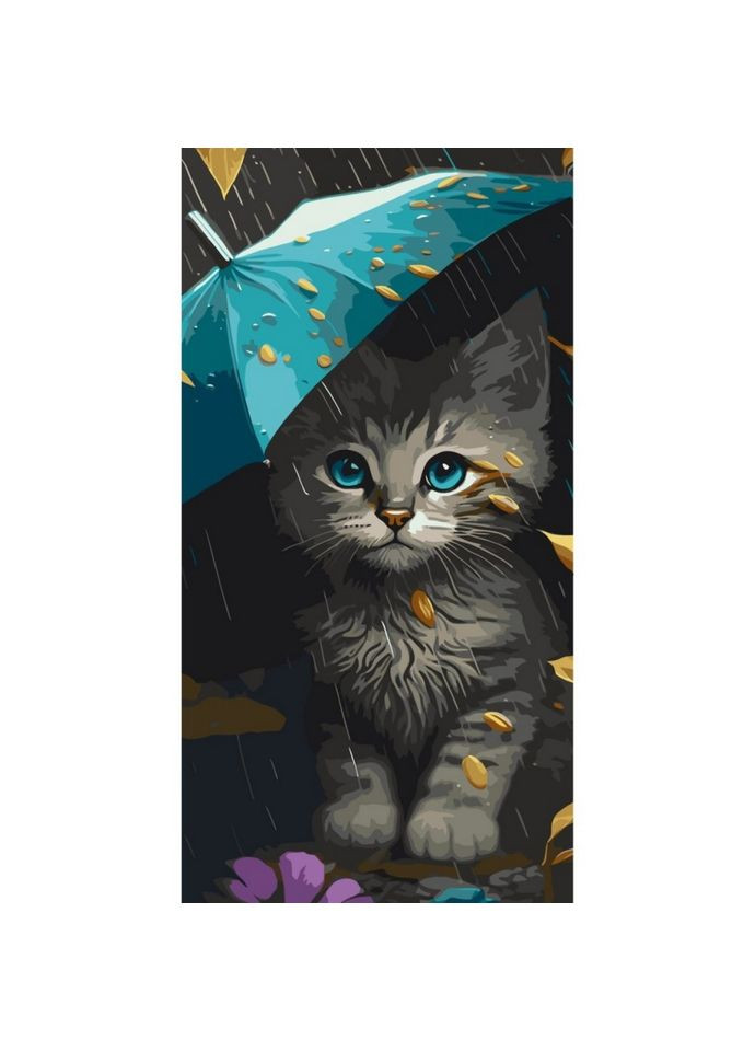 Картина за номерами "Миле кошеня" 11534-AC 40х80 см Art Craft (300174939)