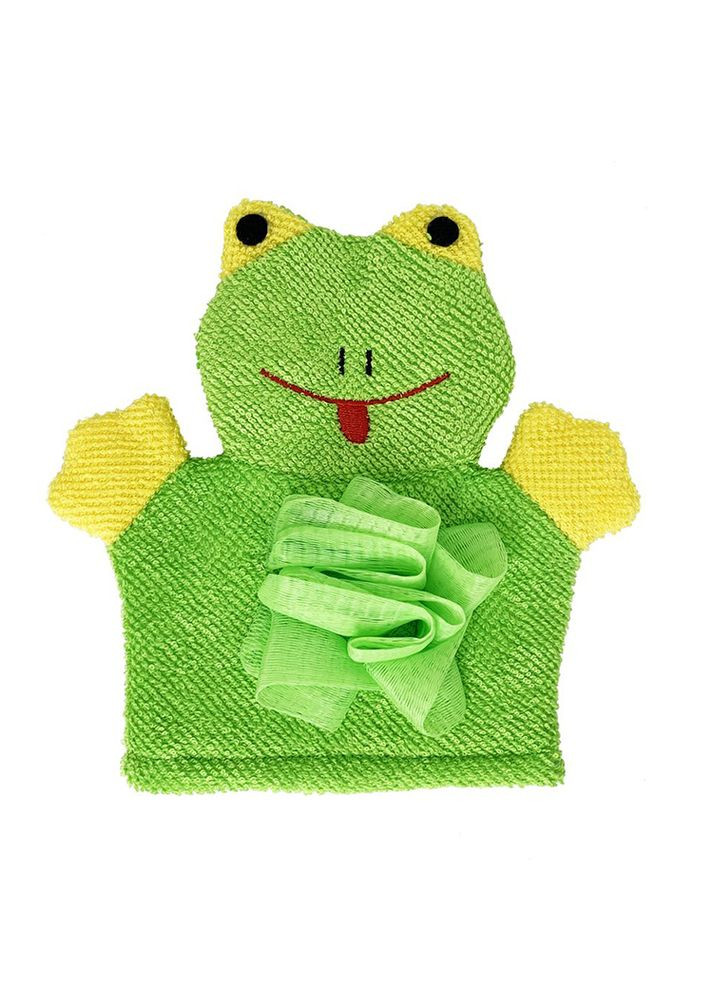 Мочалка-перчатка "Лягушка" цвет зеленый ЦБ-00228484 Megazayka (282924756)