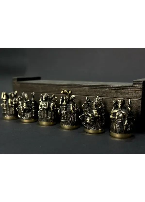 Подарочные рюмки из бронзы оборотни "Гетман" 6 шт | Подарок мужу, брату, куму Handmade 48440049 (366666049)