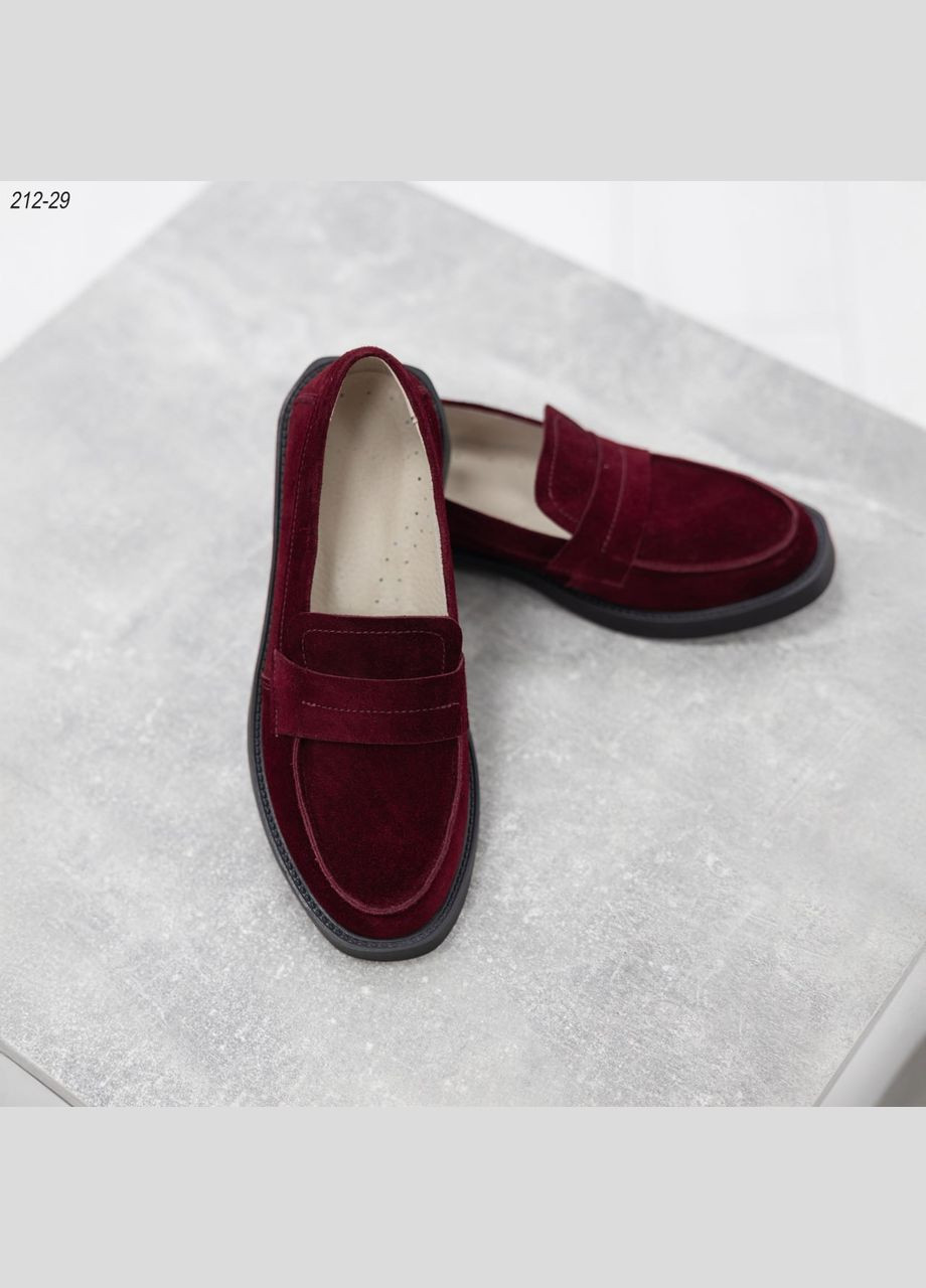 Vakko Лоферы лоферы бордовый з натуральная замша, — всесезон (324019600)