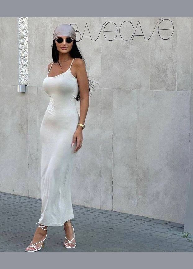 Білий коктейльна жіноча сукня віскоза No Brand
