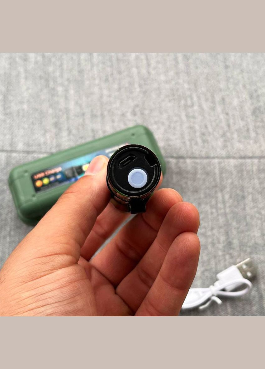 Фонарь аккумуляторный BL-535 карманный фонарик ручной с боковым светом T6 +COB WD (297331838)