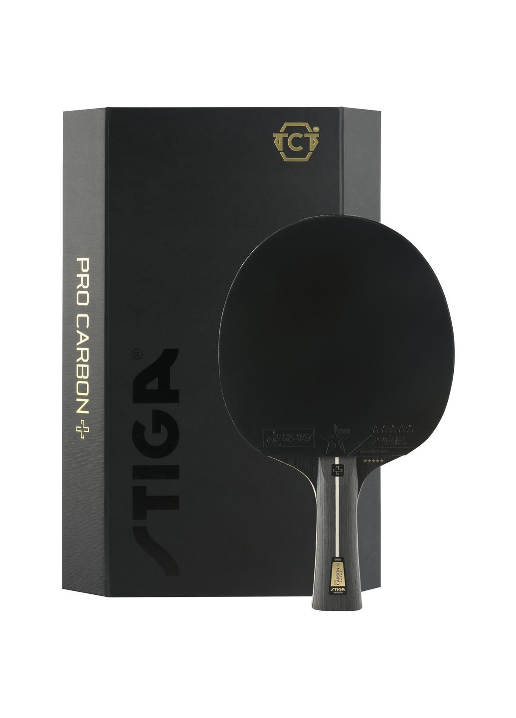 Ракетка для настільного тенісу Pro Carbon Plus 5 Star FL (1215-2820-01) Stiga (346531102)