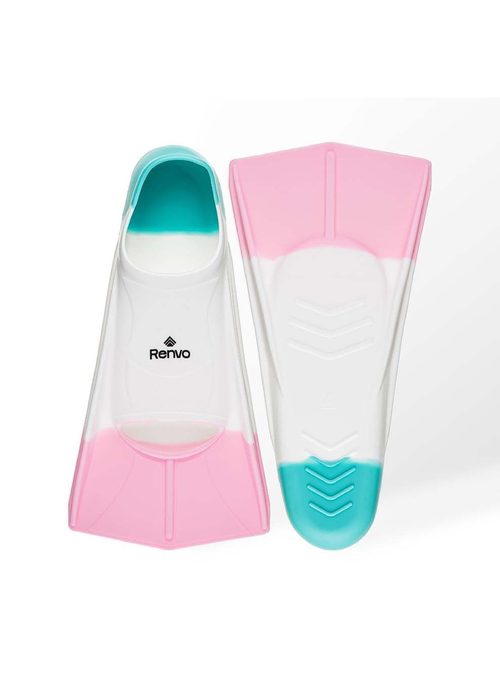 Короткі ласти для тренування в басейні Frio із закритою п'ятою Різнокольоровий Renvo (323203238)