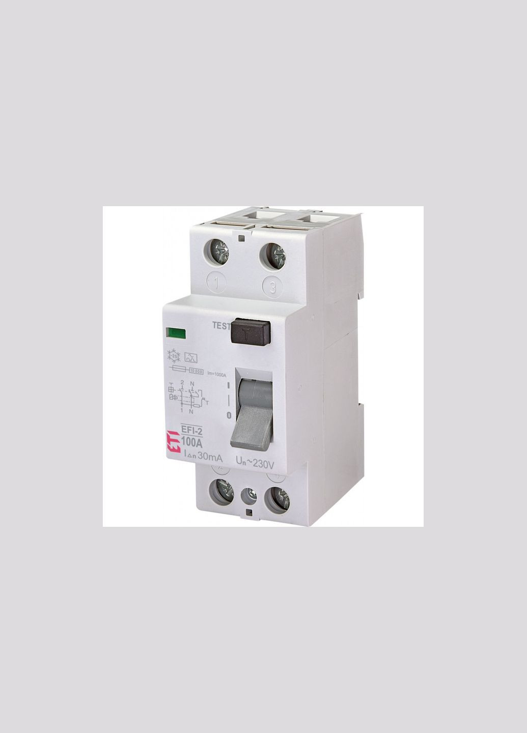 Устройство защитного отключения (УЗО) 1P+N 100А 30мА тип А [2062530] EFI-2 ETI (337140145)