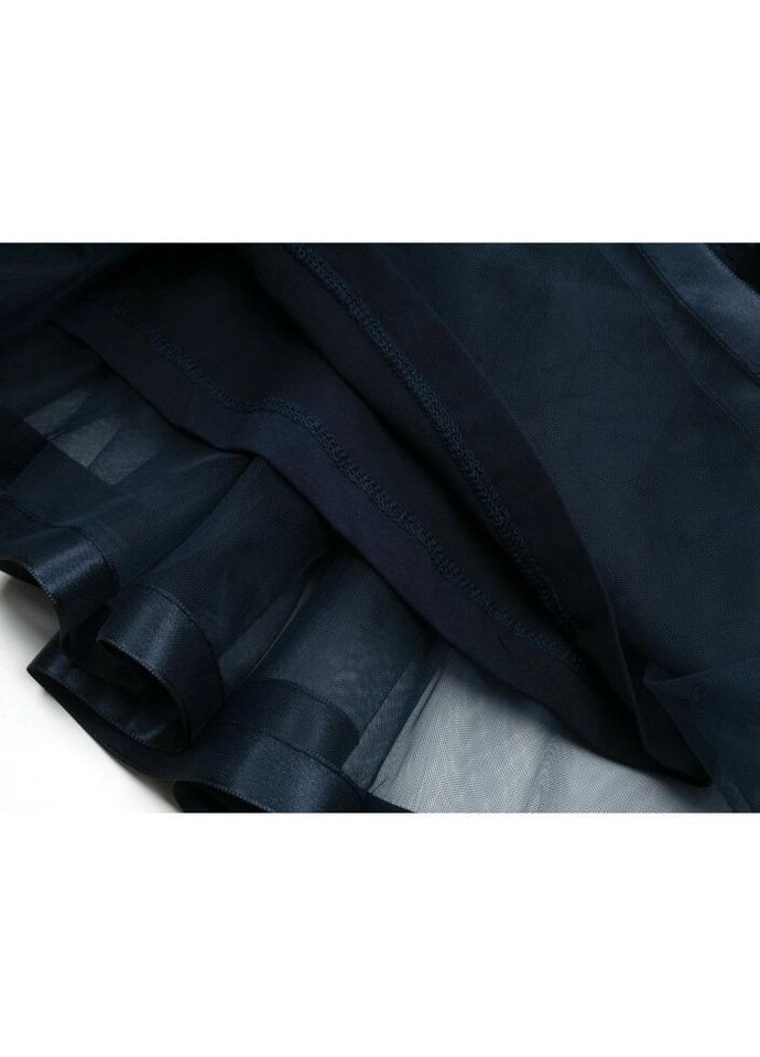 Темно-синя сукня з фатиновою спідницею (14251-110g-blue) Breeze (300624772)