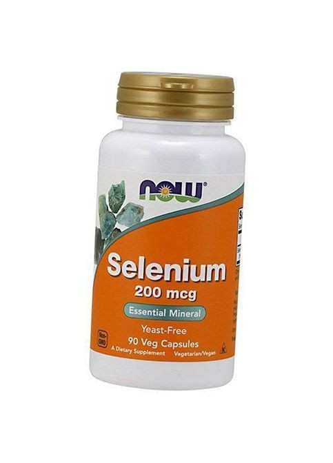 Селен, Бесдрожжевой L Селенометионин, Selenium 200, 90вегкапс (36128090) Now Foods (293257157)