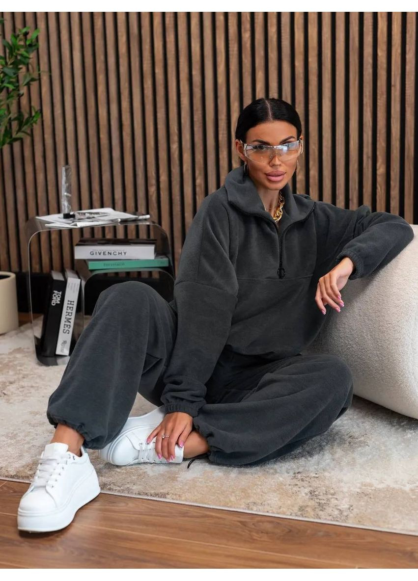 Стильный женский костюм из полар-флиса — ЗАМЕР В ОПИСАНИИ Vione (370655213)