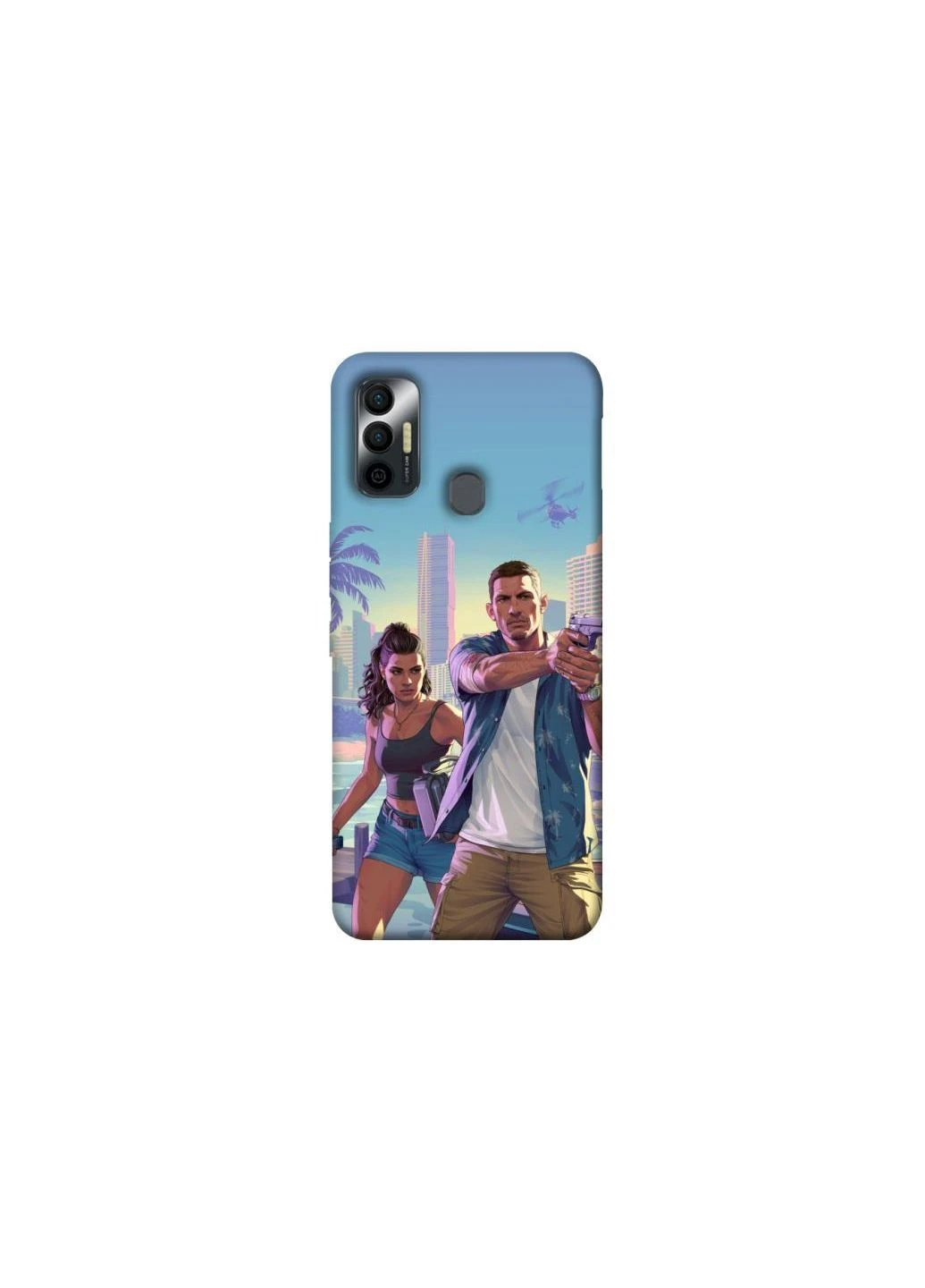 Чехол на TECNO Spark 7 GTA Frontalka (396367114)