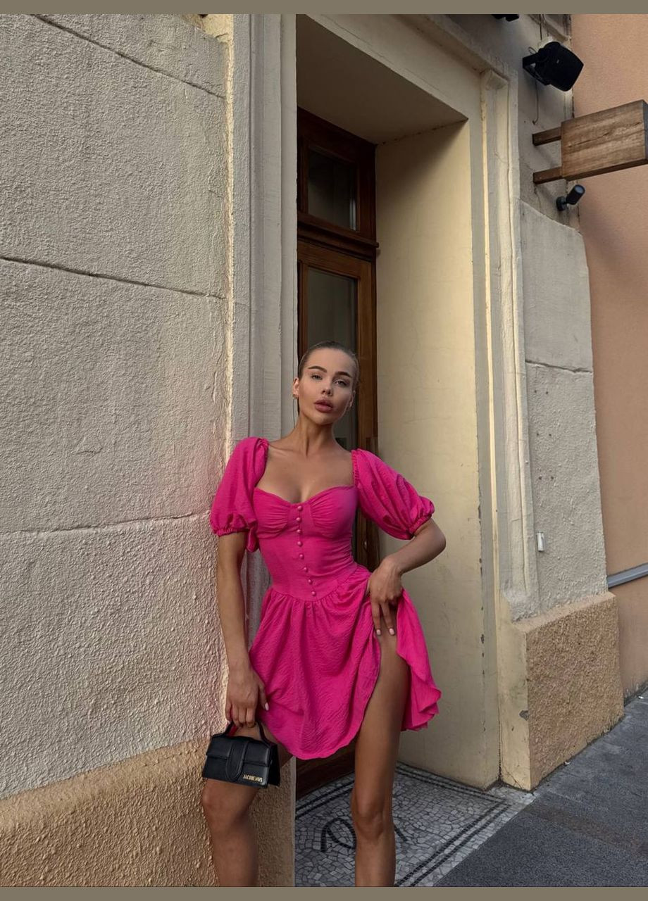 Розовое повседневный, вечернее платье - без которого не обойтись этим летом. queensleep_7km с цветочным принтом