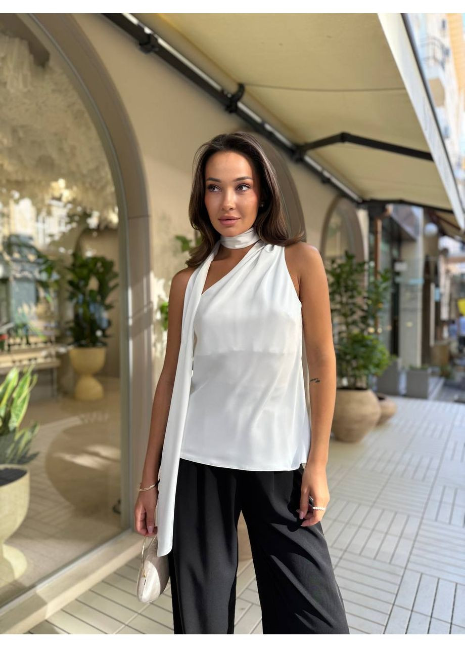 Молочная женская блузка FINO Mode