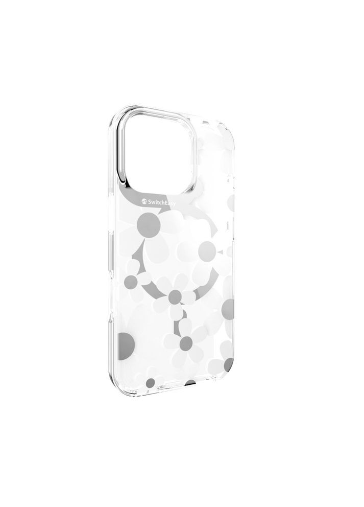 Чехол с рисунком Fleur M 3D белый для iPhone 16 Pro (SPH66P269WH24) SwitchEasy (352506699)