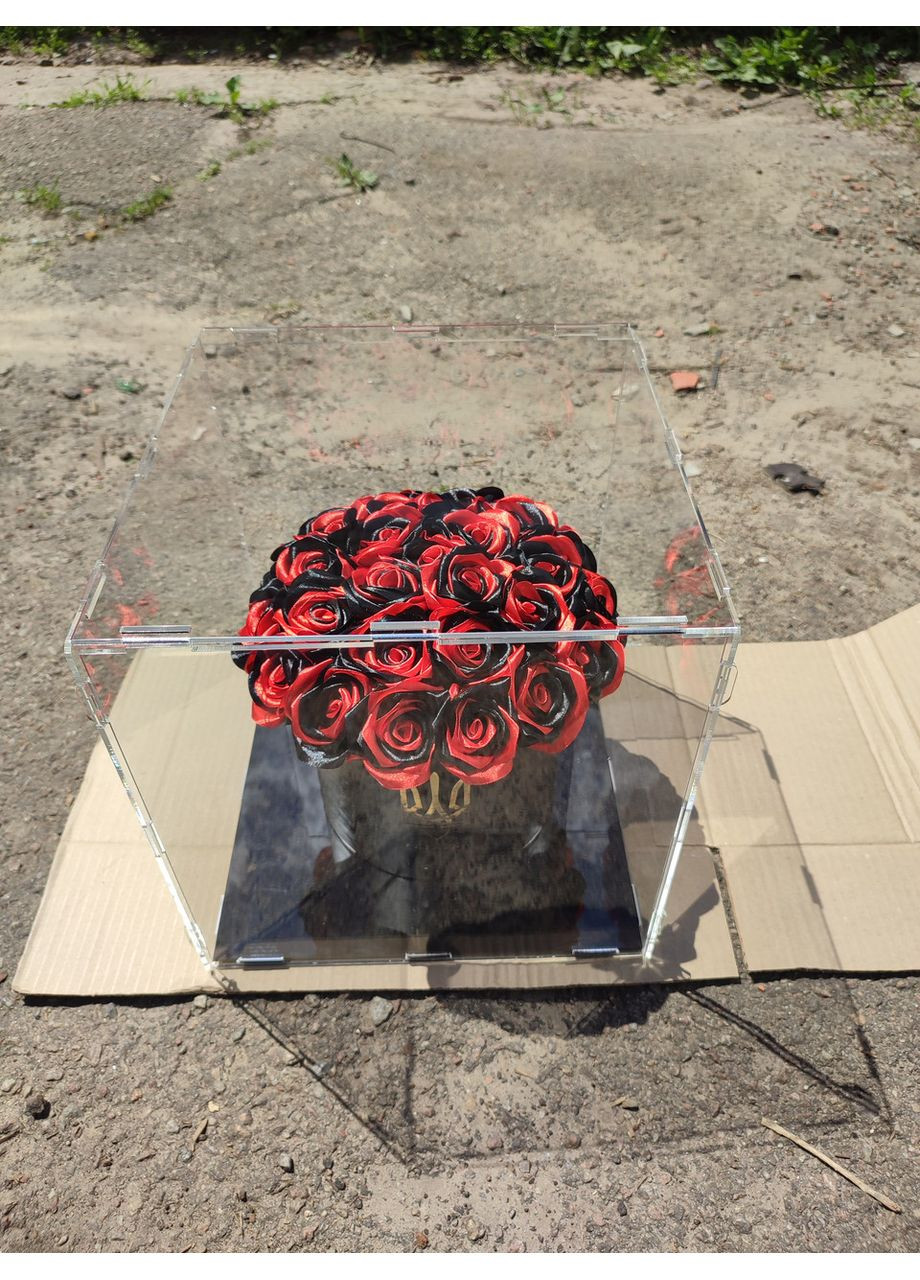 Букет в акриловому кубі No Brand (368672337)