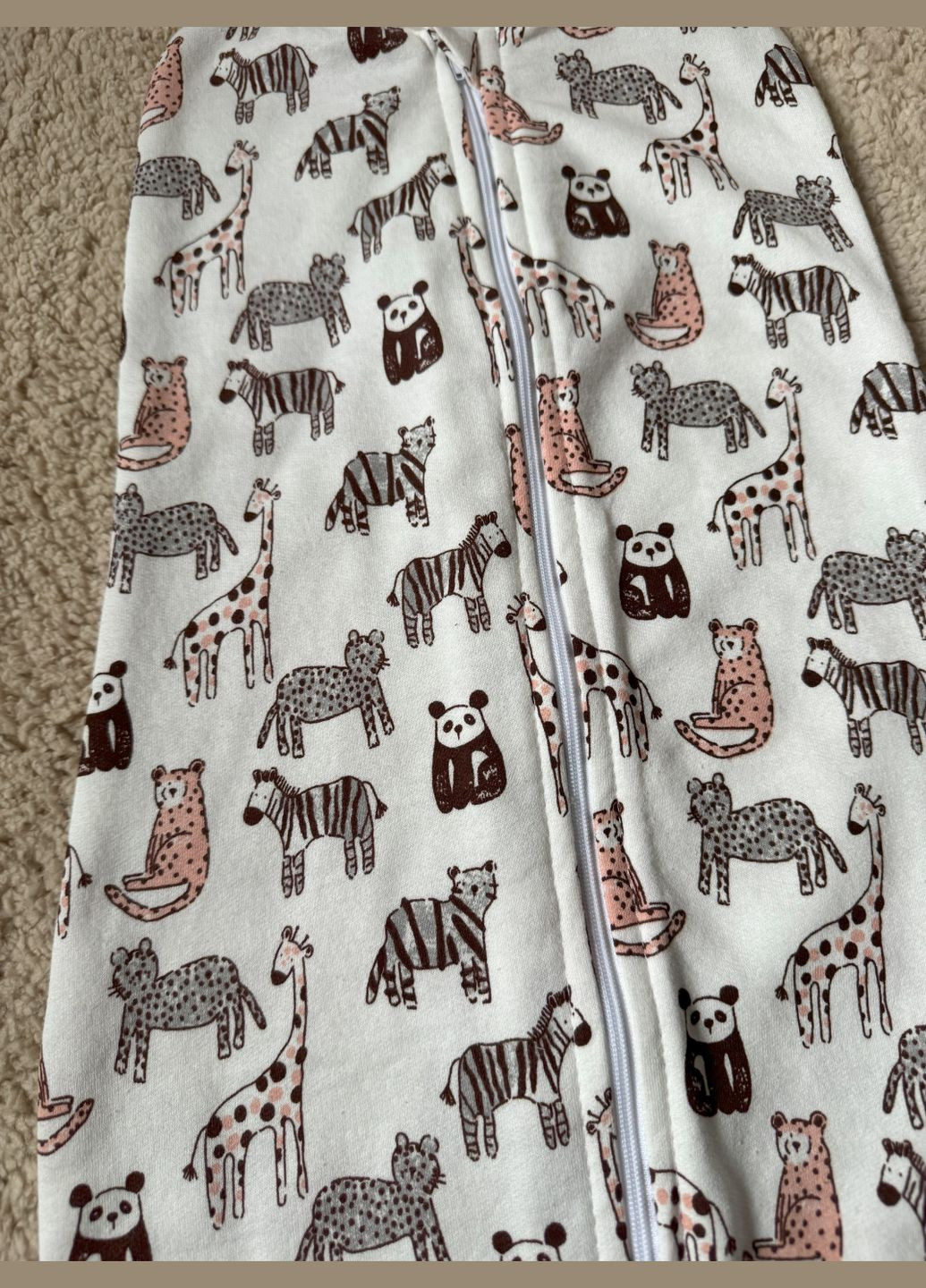 Пелюшка - кокон европелюшка з блискавкою для новорожденого футер No Brand (308861737)